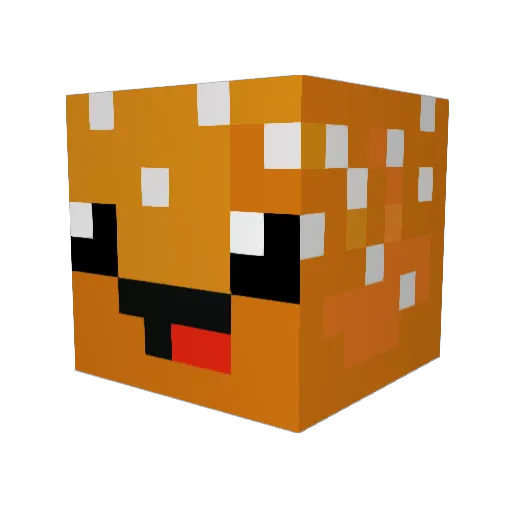 xJerro Minecraft avatar head, 3D render