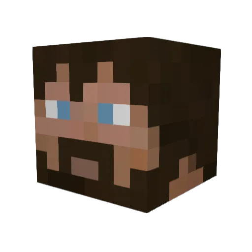 xJesseify Minecraft avatar head, 3D render