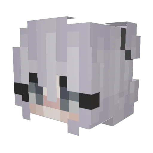 xJordnx Minecraft avatar head, 3D render