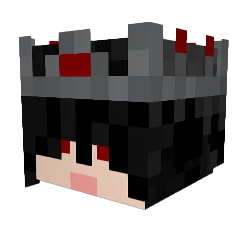 xJust_Korix Minecraft avatar head, 3D render