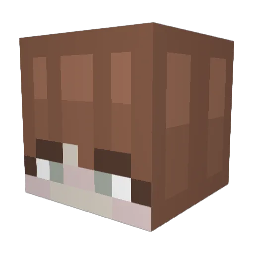 xK3nna Minecraft avatar head, 3D render