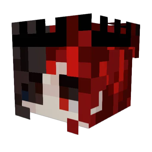 xK4RMAx Minecraft avatar head, 3D render