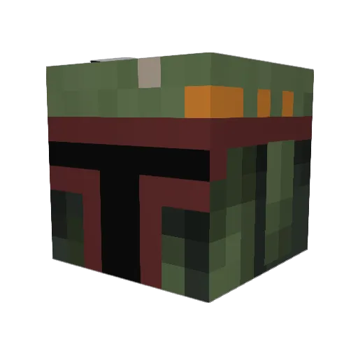 xKIZZLEx Minecraft avatar head, 3D render