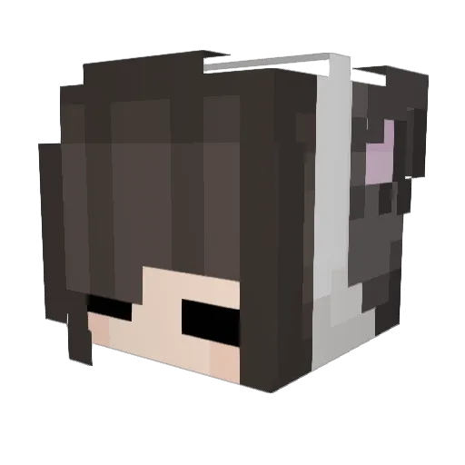 xKOBUSHIx Minecraft avatar head, 3D render
