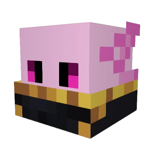 xKOTICx Minecraft avatar head, 3D render