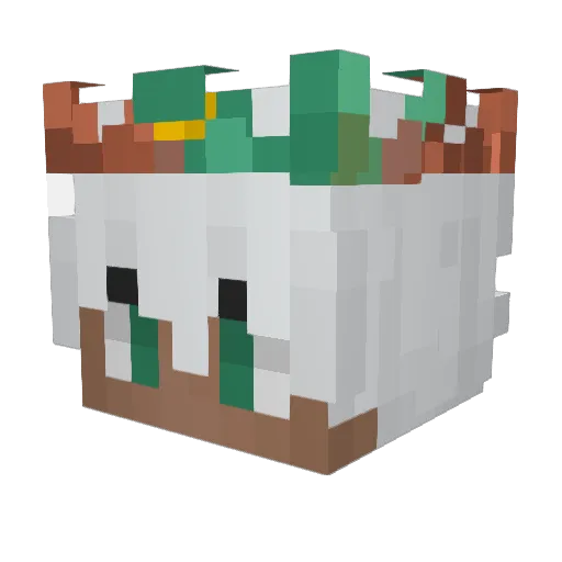 xKPG Minecraft avatar head, 3D render