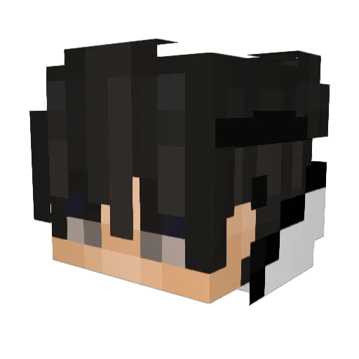 xKacper1 Minecraft avatar head, 3D render
