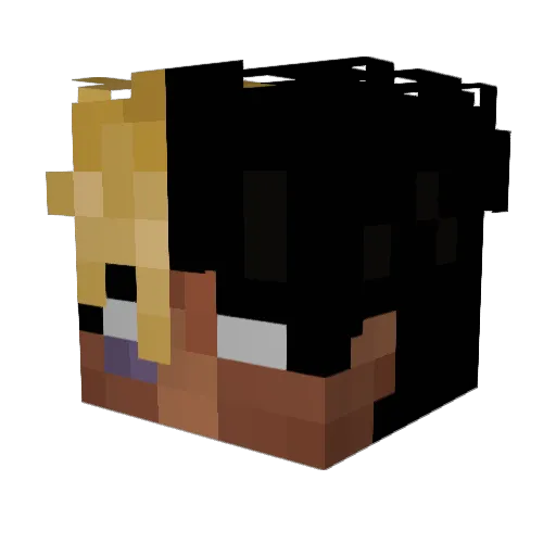 xKadircion Minecraft avatar head, 3D render