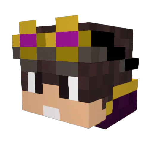 xKaix_ Minecraft avatar head, 3D render
