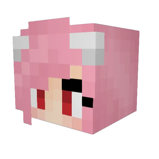 xKamiKaze Minecraft avatar head, 3D render