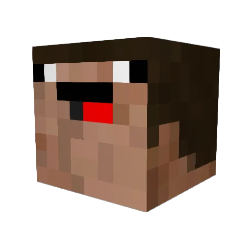 xKarma10 Minecraft avatar head, 3D render