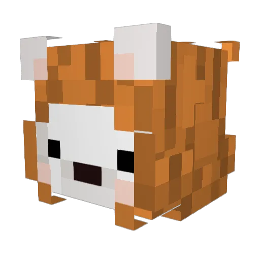 xKarolinaa Minecraft avatar head, 3D render