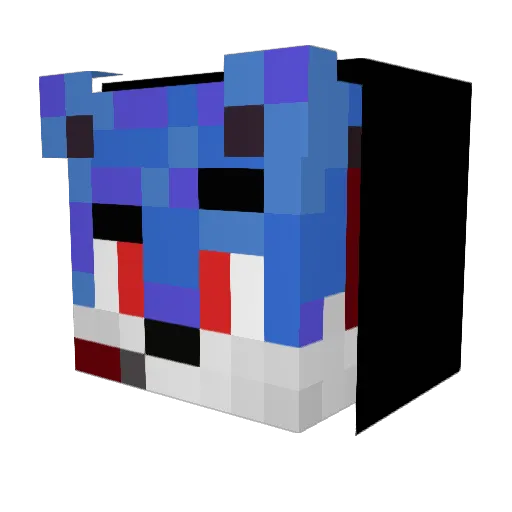 xKayzer Minecraft avatar head, 3D render