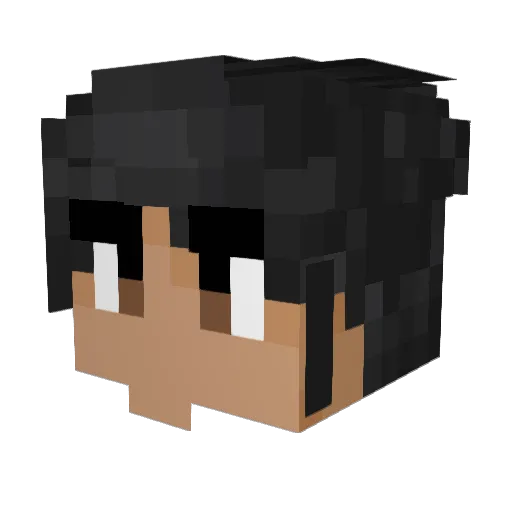 xKecleon Minecraft avatar head, 3D render