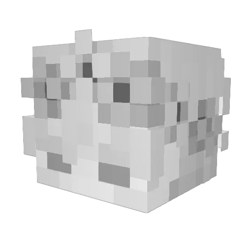 xKeereq Minecraft avatar head, 3D render