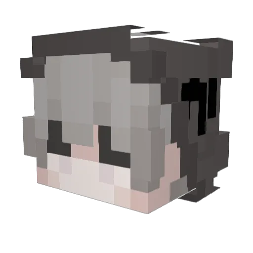 xKeiran Minecraft avatar head, 3D render