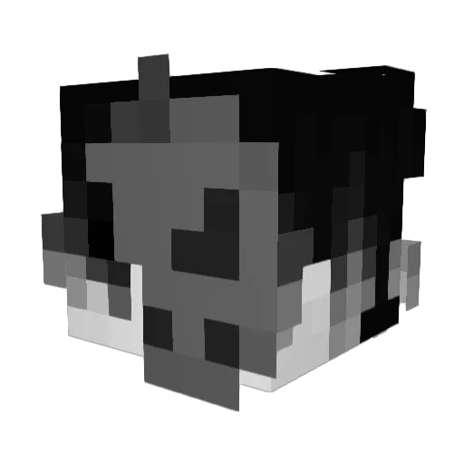 xKentah Minecraft avatar head, 3D render