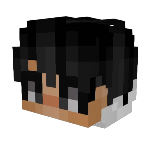xKermer Minecraft avatar head, 3D render