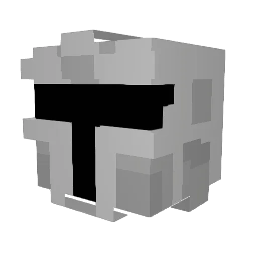 xKey231 Minecraft avatar head, 3D render