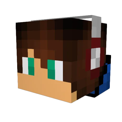 xKillerFrost Minecraft avatar head, 3D render