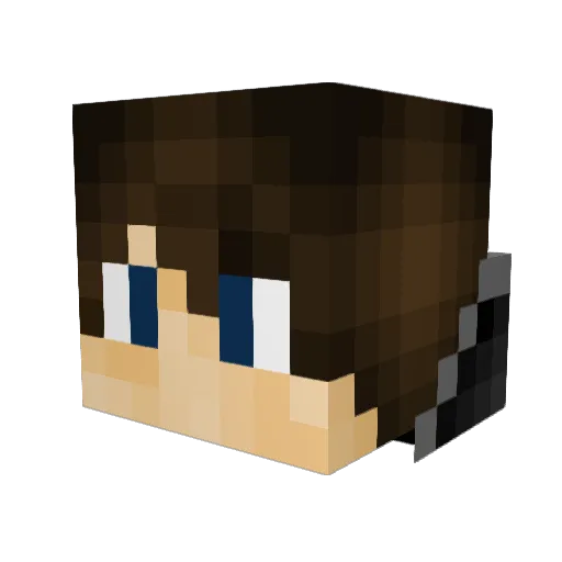 xKingPhilx Minecraft avatar head, 3D render
