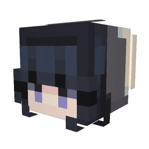 xKirby0 Minecraft avatar head, 3D render