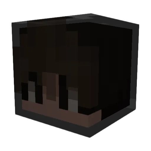 xKlardix Minecraft avatar head, 3D render