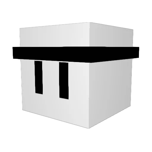 xKoTy Minecraft avatar head, 3D render