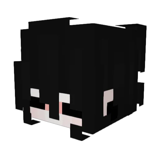 xKoiiry Minecraft avatar head, 3D render