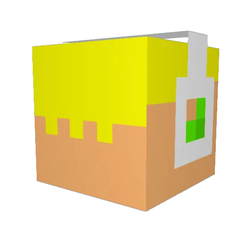 xKorinox Minecraft avatar head, 3D render