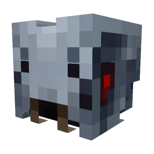 xKraiT_ Minecraft avatar head, 3D render