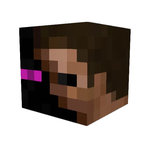 xKreskufonx Minecraft avatar head, 3D render