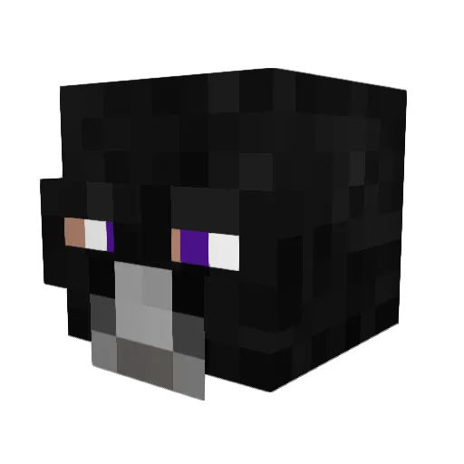 xKugs Minecraft avatar head, 3D render