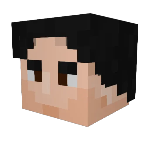 xKurov Minecraft avatar head, 3D render