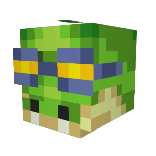 xKwilex Minecraft avatar head, 3D render