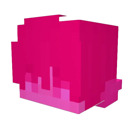 xLKz Minecraft avatar head, 3D render