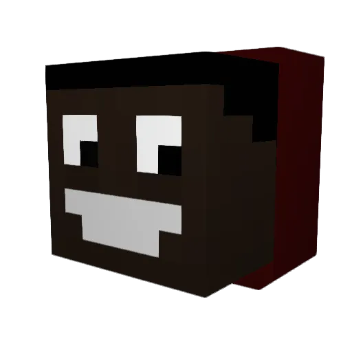xLORNx Minecraft avatar head, 3D render