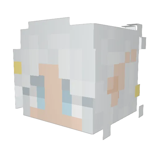 xLagerthax Minecraft avatar head, 3D render