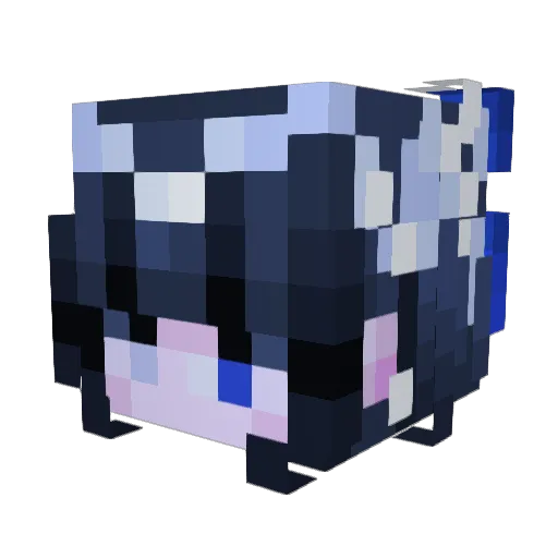 xLaurax02 Minecraft avatar head, 3D render