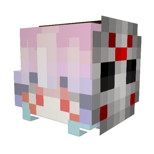 xLawley Minecraft avatar head, 3D render