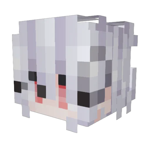 xLazyYui Minecraft avatar head, 3D render