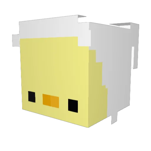 xLeRoDs Minecraft avatar head, 3D render