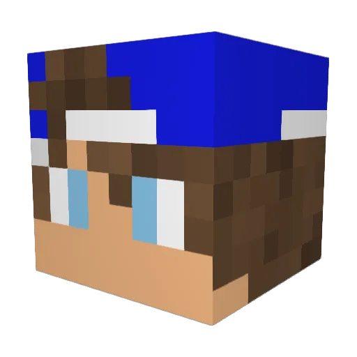 xLegitPvPz Minecraft avatar head, 3D render