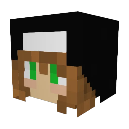 xLilith13x Minecraft avatar head, 3D render