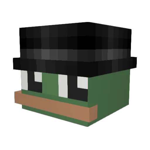 xLisowsky_ Minecraft avatar head, 3D render