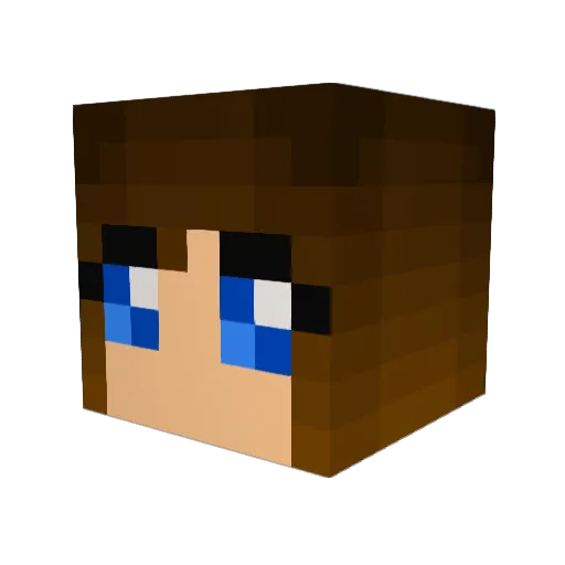 xLittleCutiePie Minecraft avatar head, 3D render