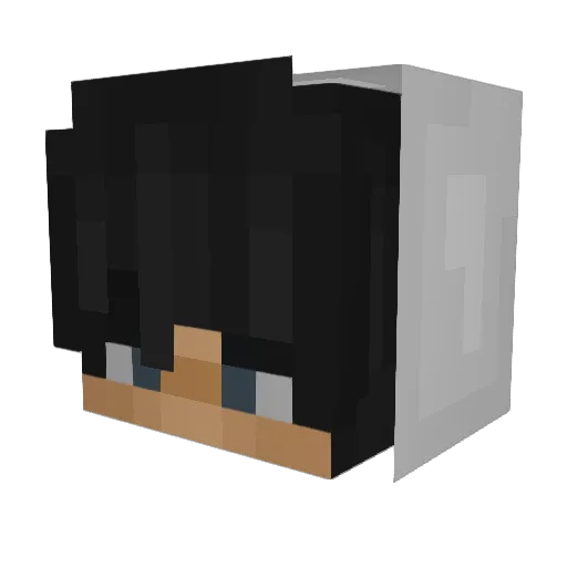 xLokiHD Minecraft avatar head, 3D render
