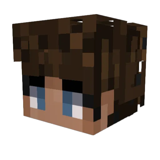 xLoneOnex Minecraft avatar head, 3D render