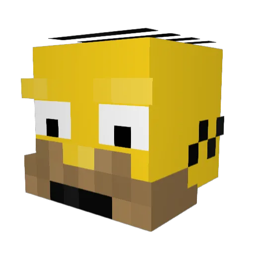 xLost_Wolfx Minecraft avatar head, 3D render