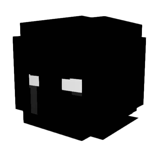 xLucaaMitC Minecraft avatar head, 3D render